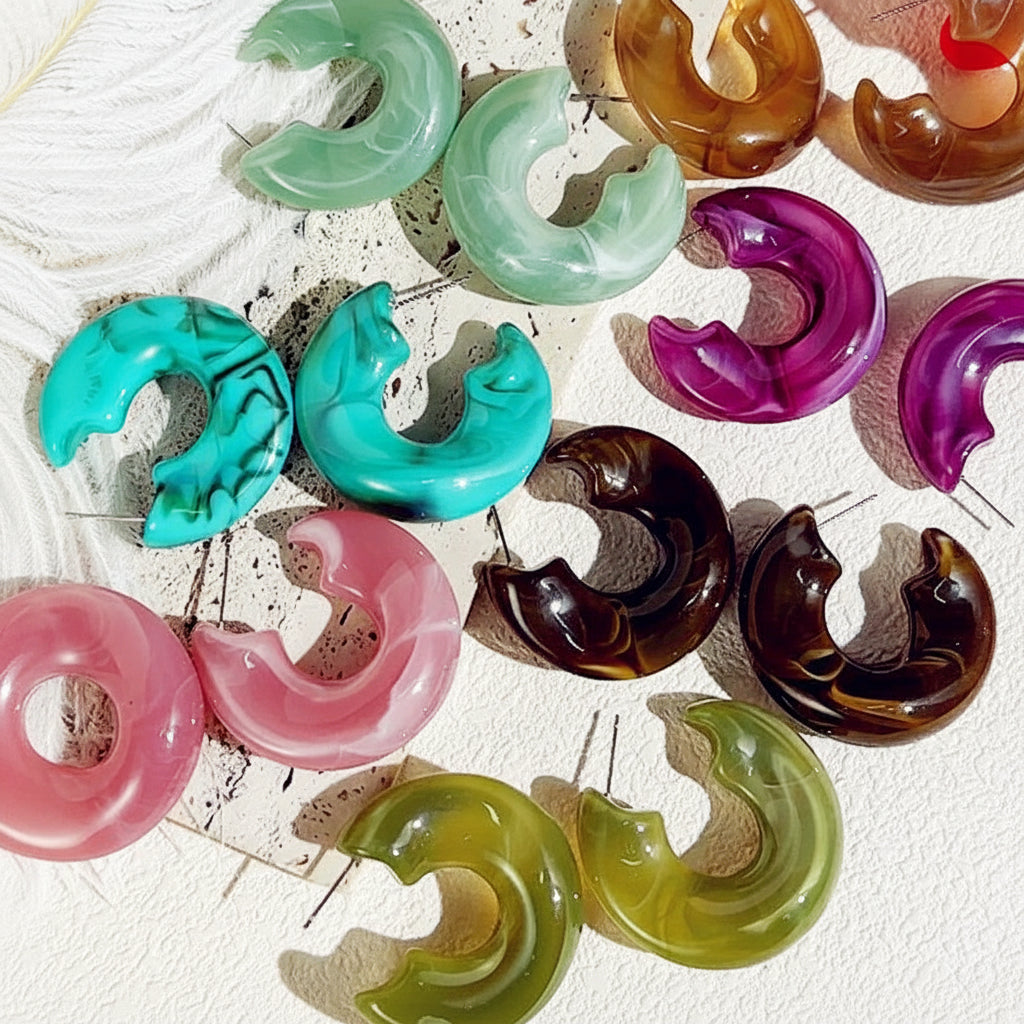 Lush Arc Earrings - 9 color variants - Hello Baabs