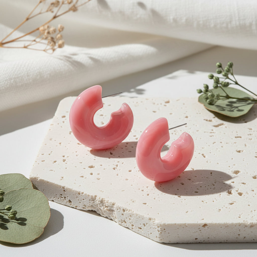 Lush Arc Earrings - 9 color variants - Hello Baabs