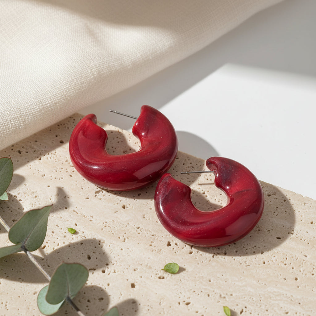 Lush Arc Earrings - 9 color variants - Hello Baabs