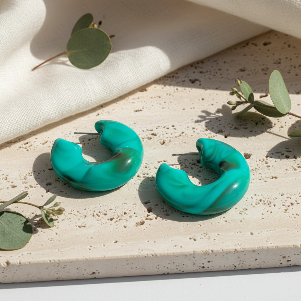 Lush Arc Earrings - 9 color variants - Hello Baabs