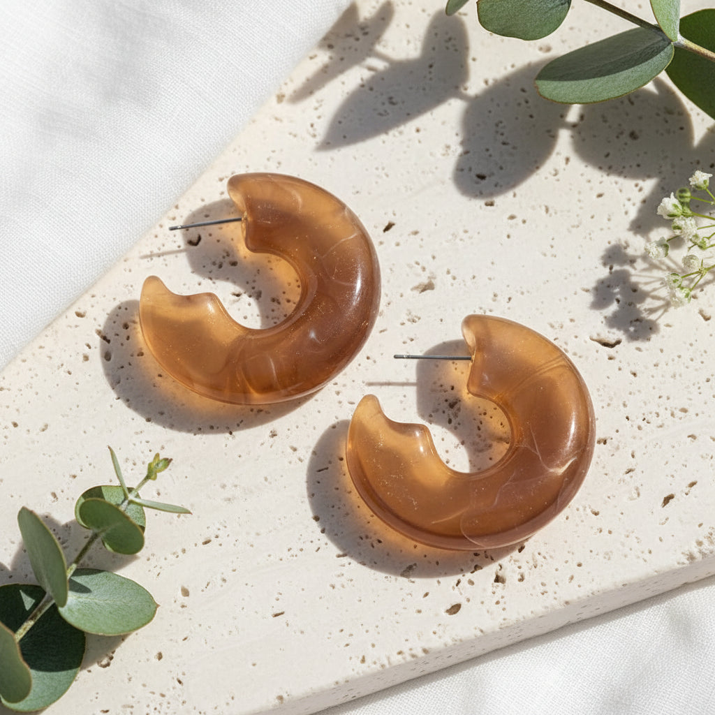Lush Arc Earrings - 9 color variants - Hello Baabs