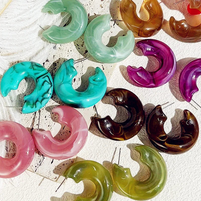 Lush Arc Earrings - 9 color variants - hello baabs 