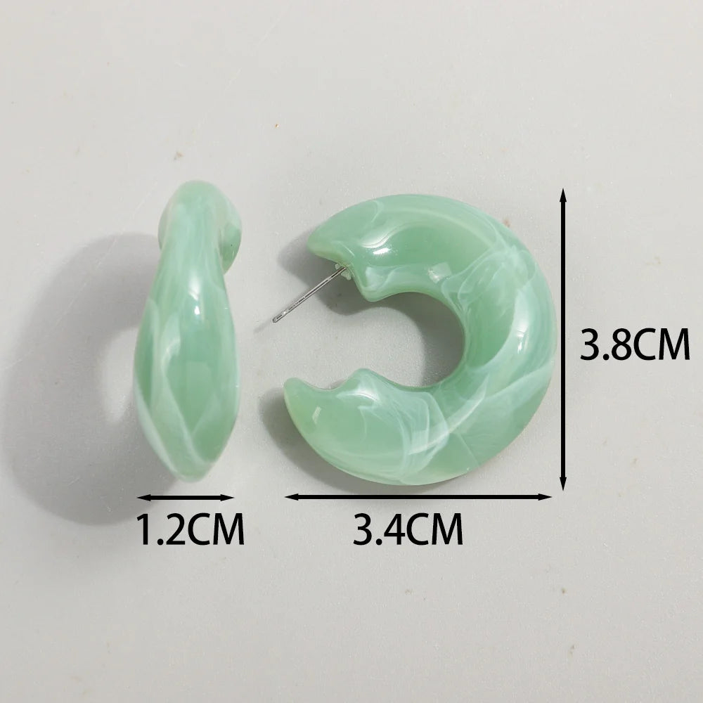 Lush Arc Earrings - 9 color variants - hello baabs 