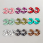 Lush Arc Earrings - 9 color variants - hello baabs 