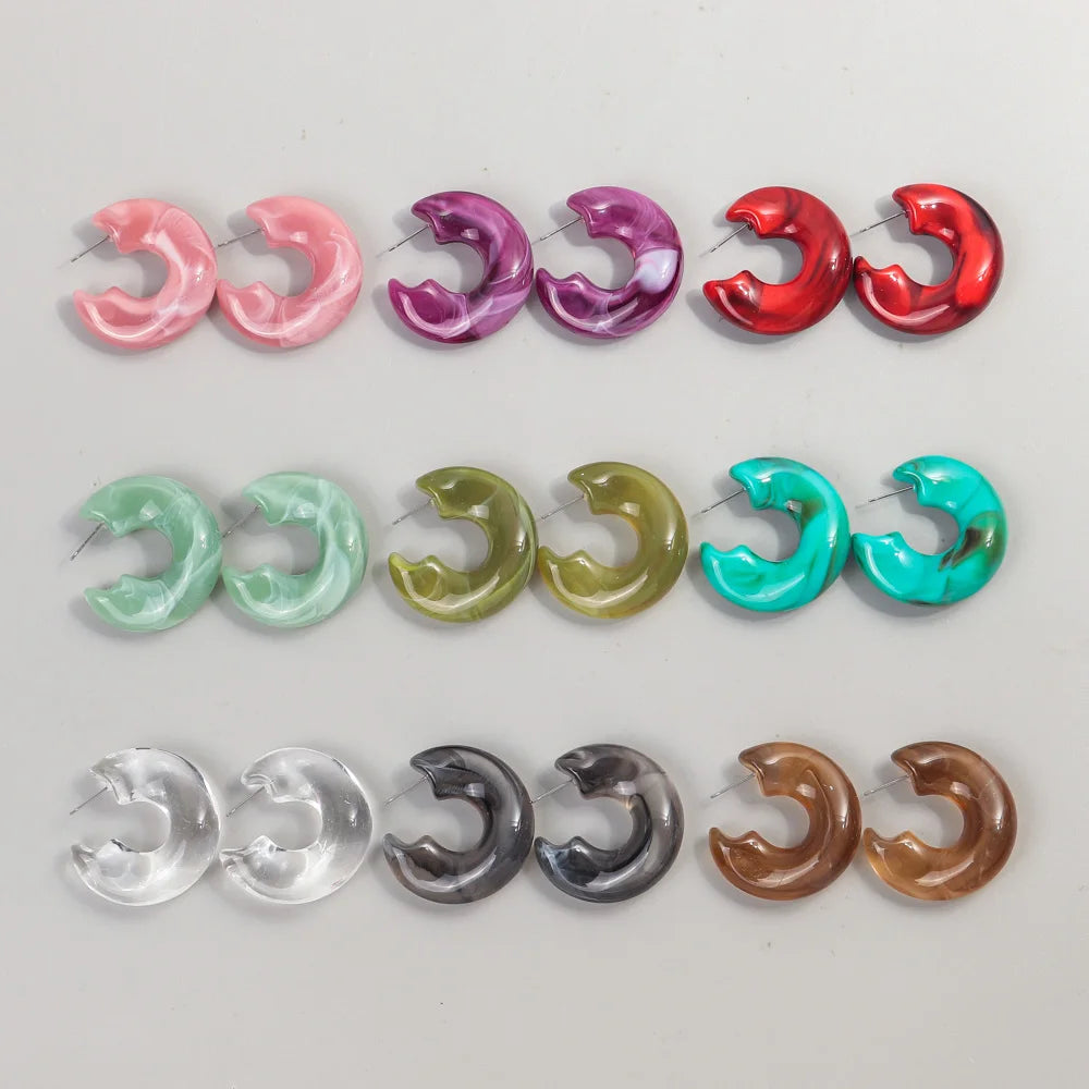 Lush Arc Earrings - 9 color variants - hello baabs 