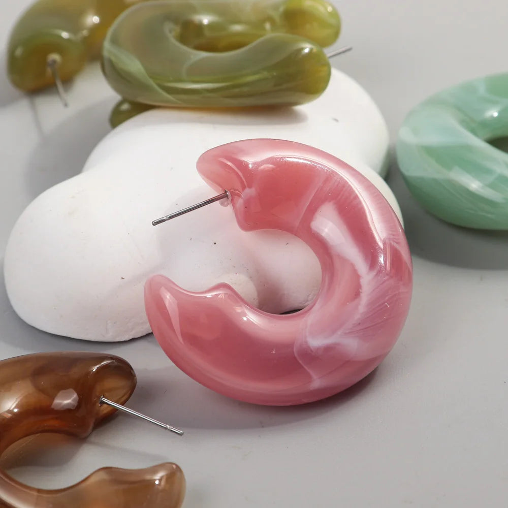 Lush Arc Earrings - 9 color variants - hello baabs 