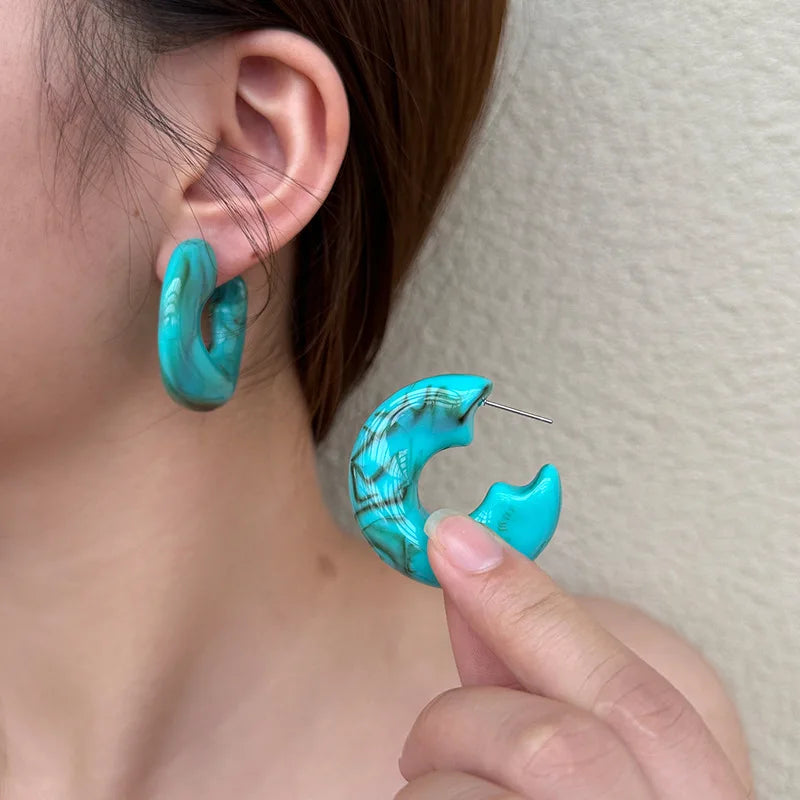 Lush Arc Earrings - 9 color variants - hello baabs 