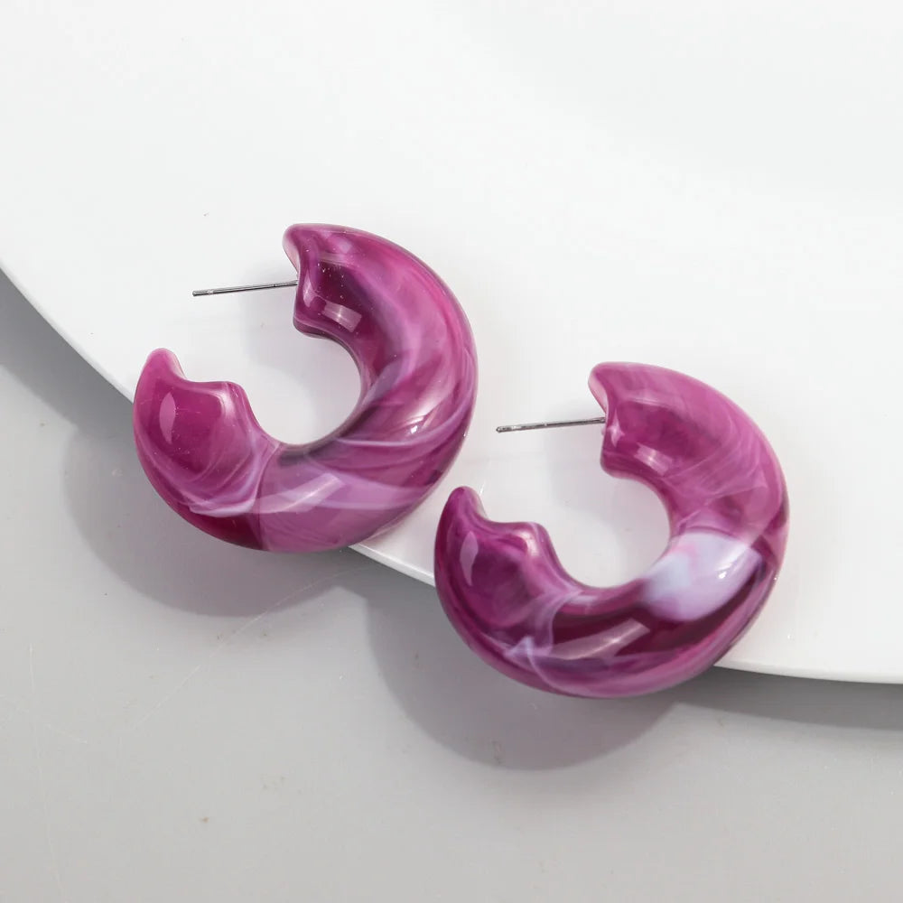 Lush Arc Earrings - 9 color variants - hello baabs 