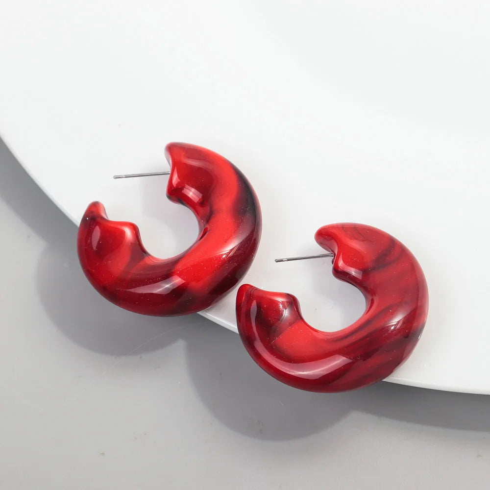 Lush Arc Earrings - 9 color variants - hello baabs 