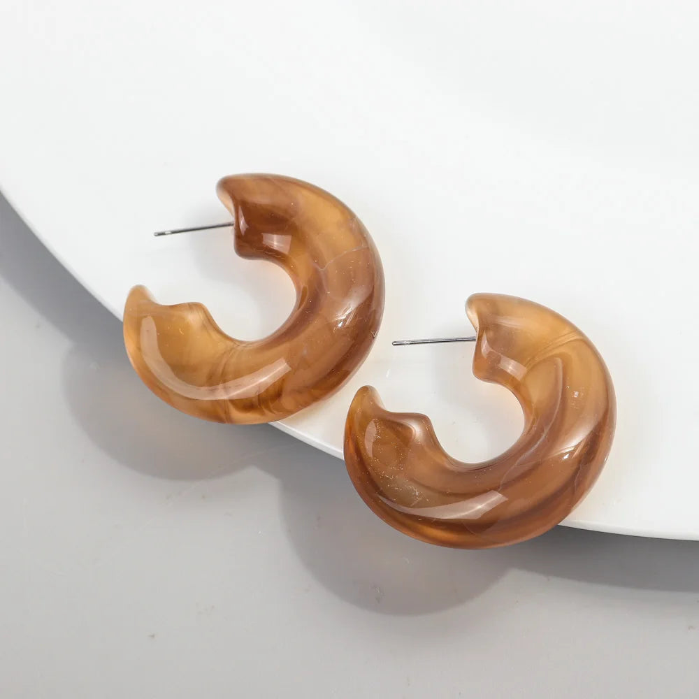 Lush Arc Earrings - 9 color variants - hello baabs 