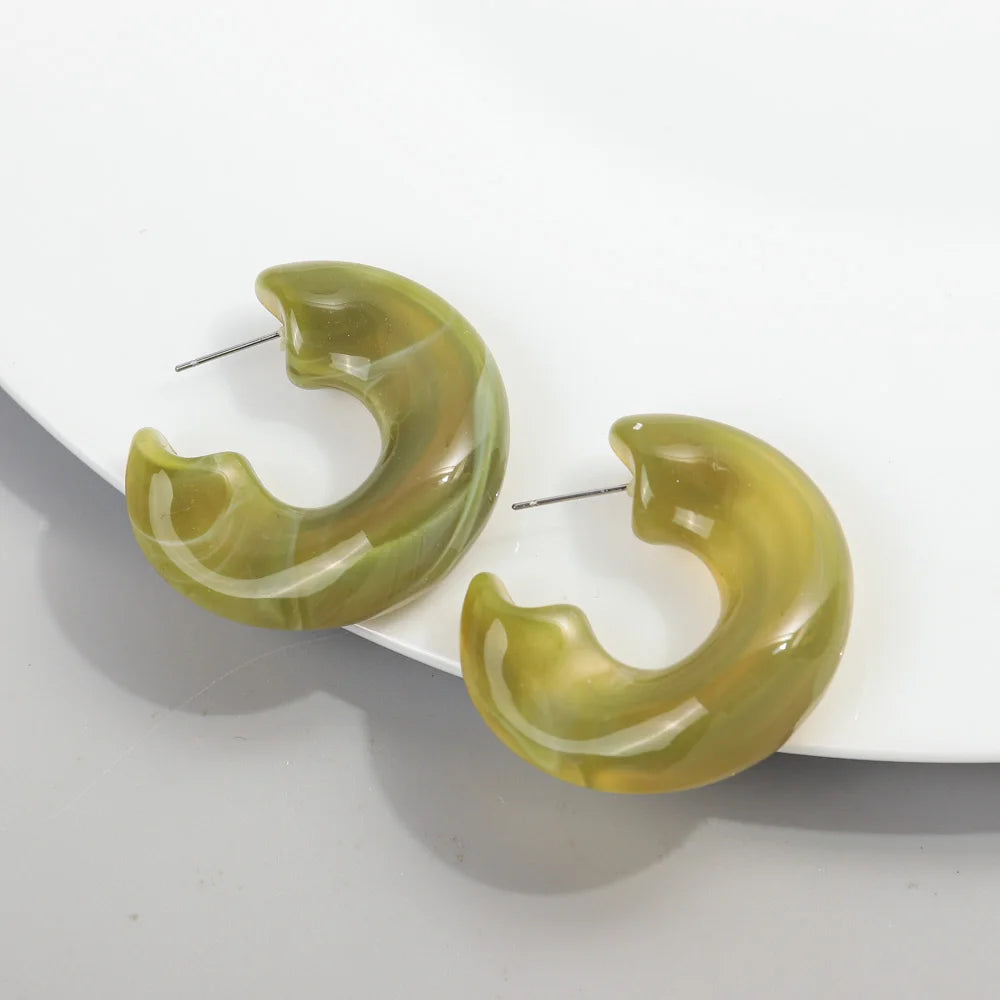 Lush Arc Earrings - 9 color variants - hello baabs 