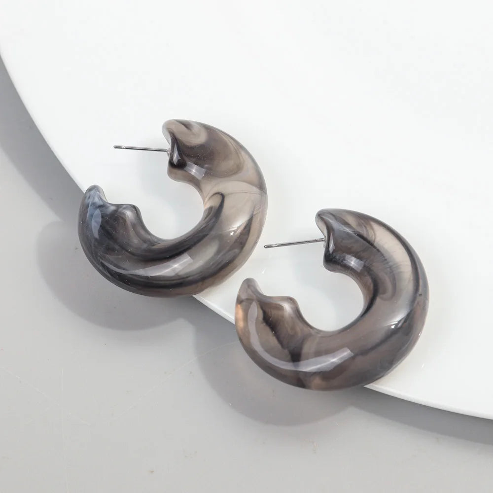 Lush Arc Earrings - 9 color variants - hello baabs 