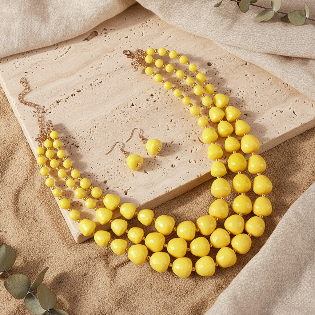 Luxe Layers Necklace & Earrings Set - 3 colors - Hello Baabs