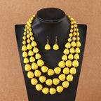 Luxe Layers Necklace & Earrings Set - 3 colors - hello baabs 