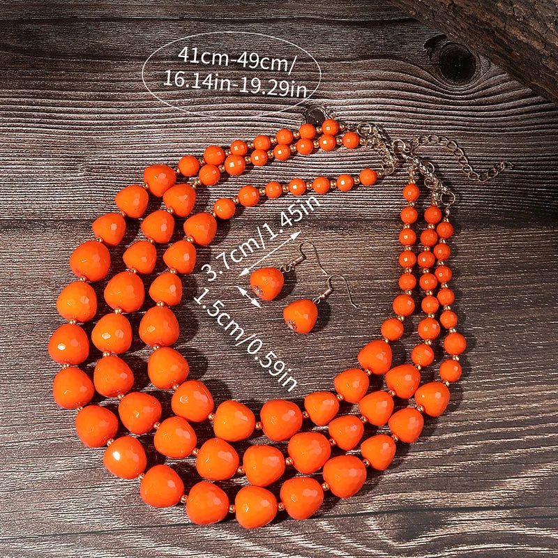 Luxe Layers Set (necklace and earrings set) - 3 colors - hello baabs 