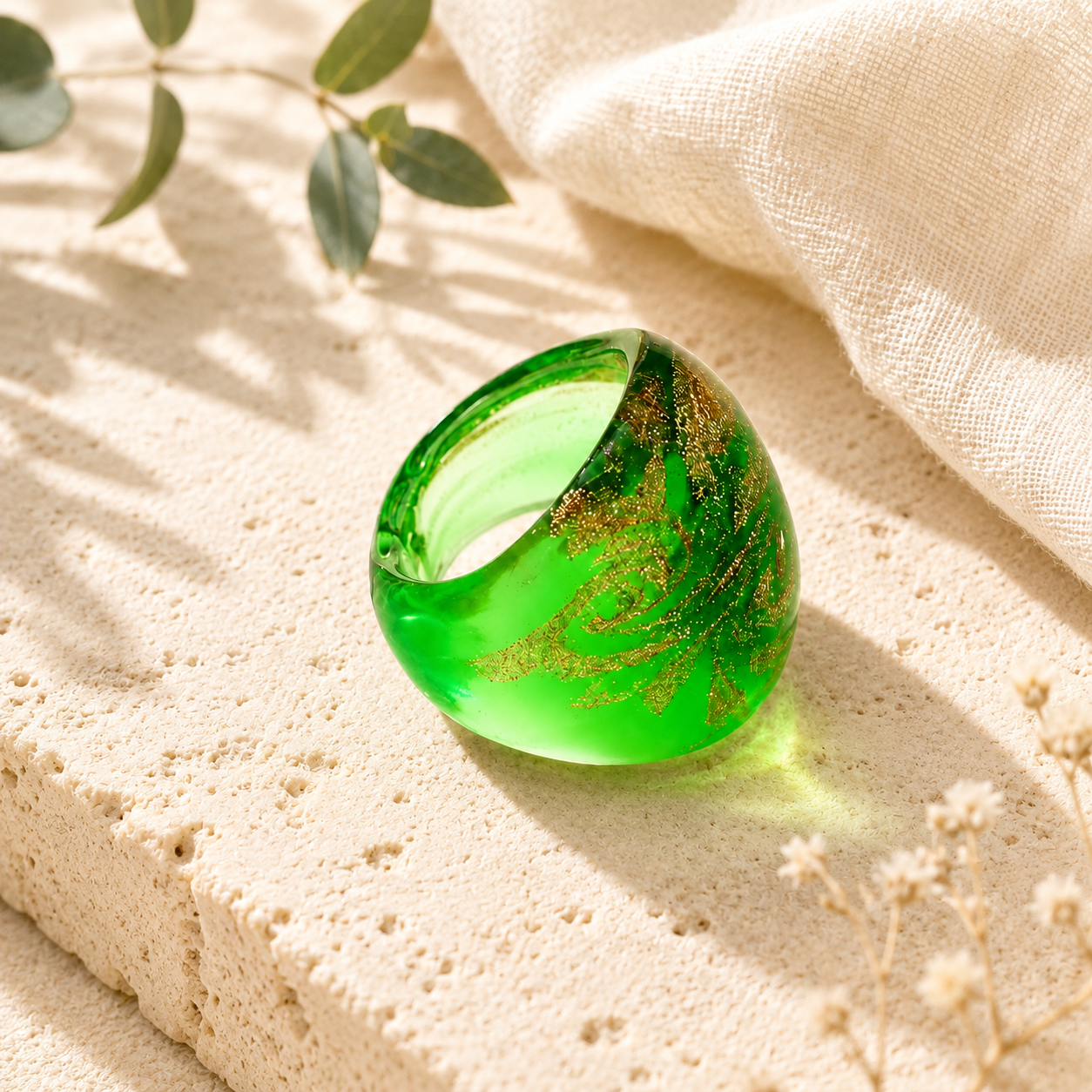 Luxe Meadow Ring (size 11) - Hello Baabs