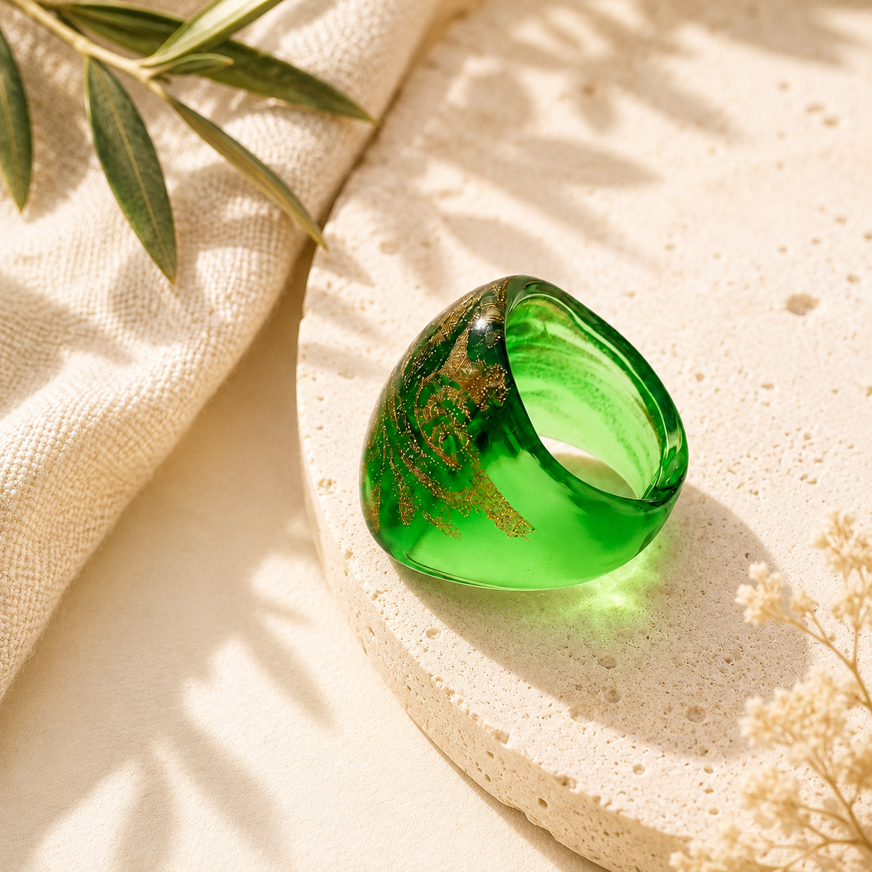 Luxe Meadow Ring (size 11) - Hello Baabs