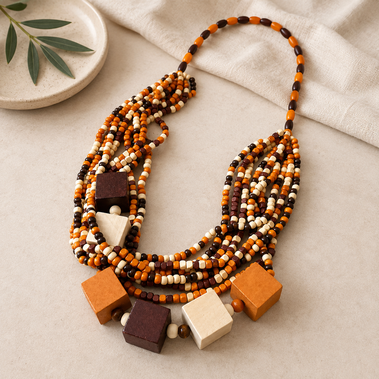 Main Character Blocks Necklace - 2 colors - Hello Baabs