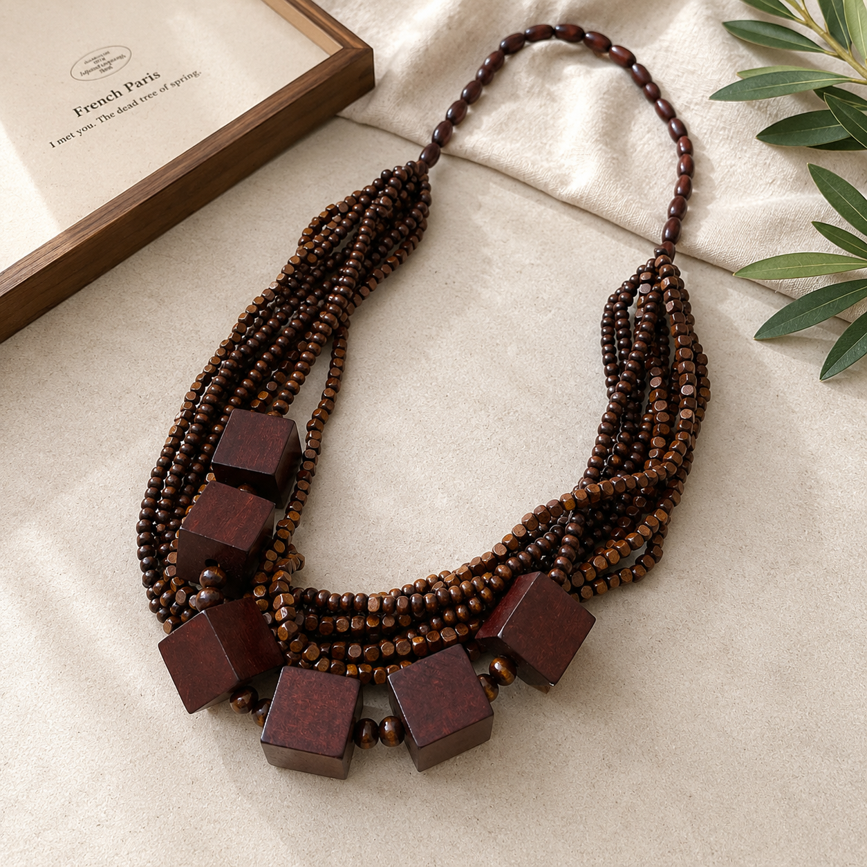 Main Character Blocks Necklace - 2 colors - Hello Baabs