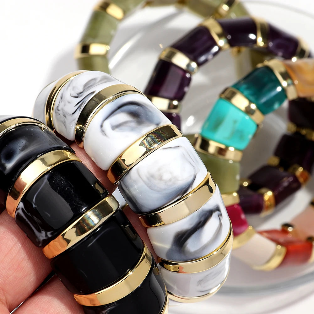 Marble Riot Bracelet - 22 colors - Hello Baabs LLC 