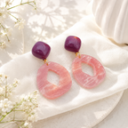 Marble Theory Earrings - 2 colors - Hello Baabs