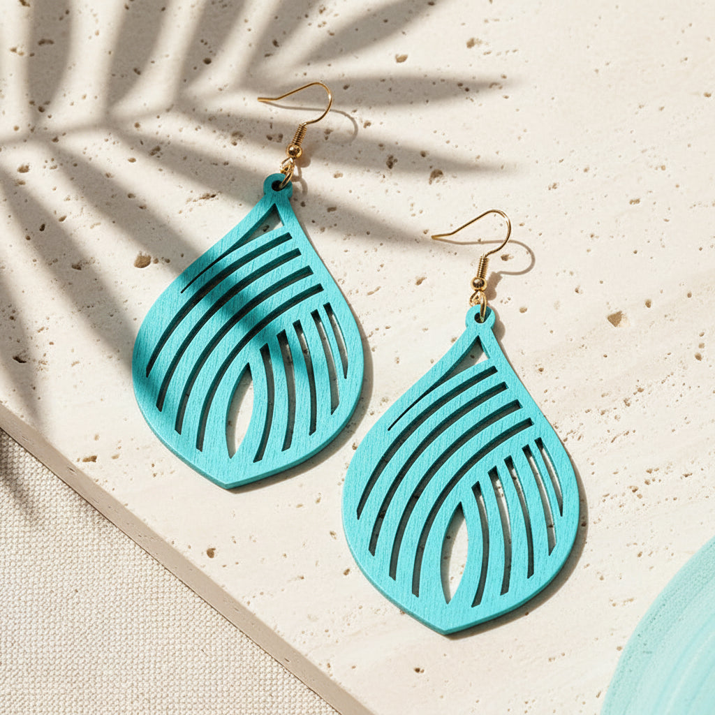Meadow Droplet Earrings - 3 color variants - Hello Baabs