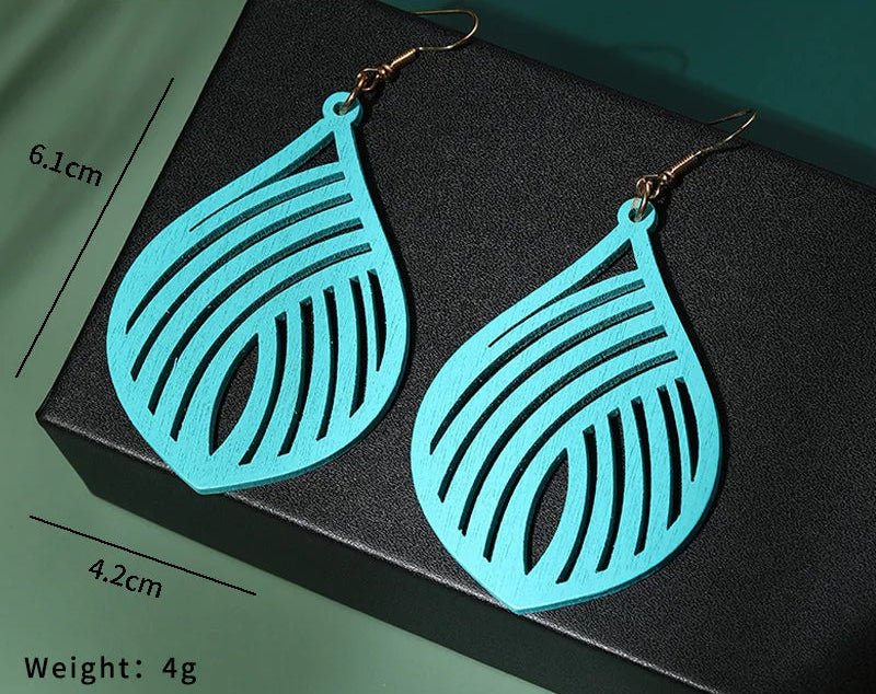 Meadow Droplet Earrings - 3 color variants - hello baabs 