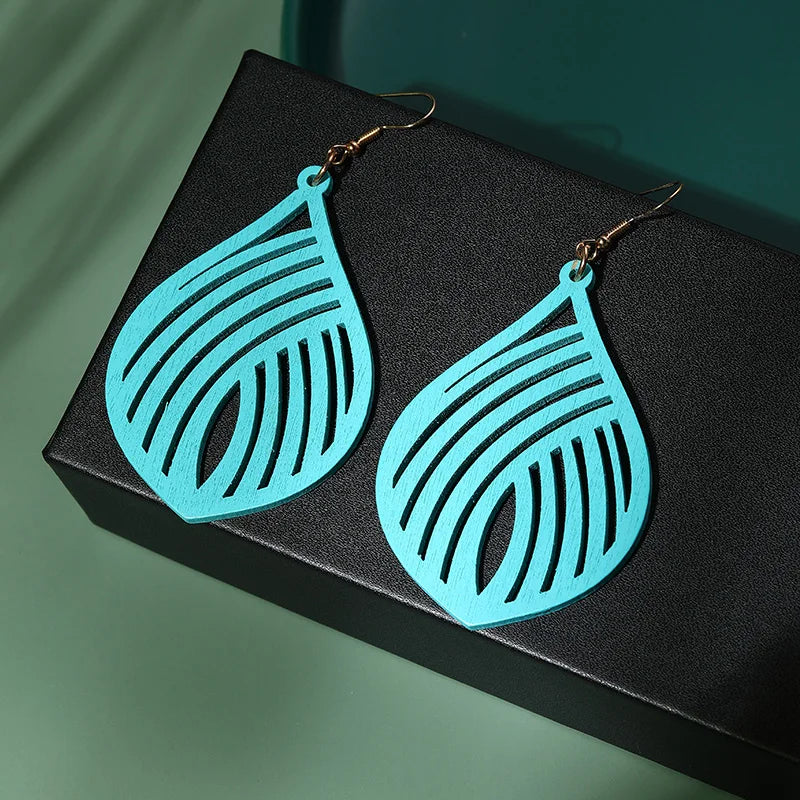 Meadow Droplet Earrings - 3 color variants - hello baabs 