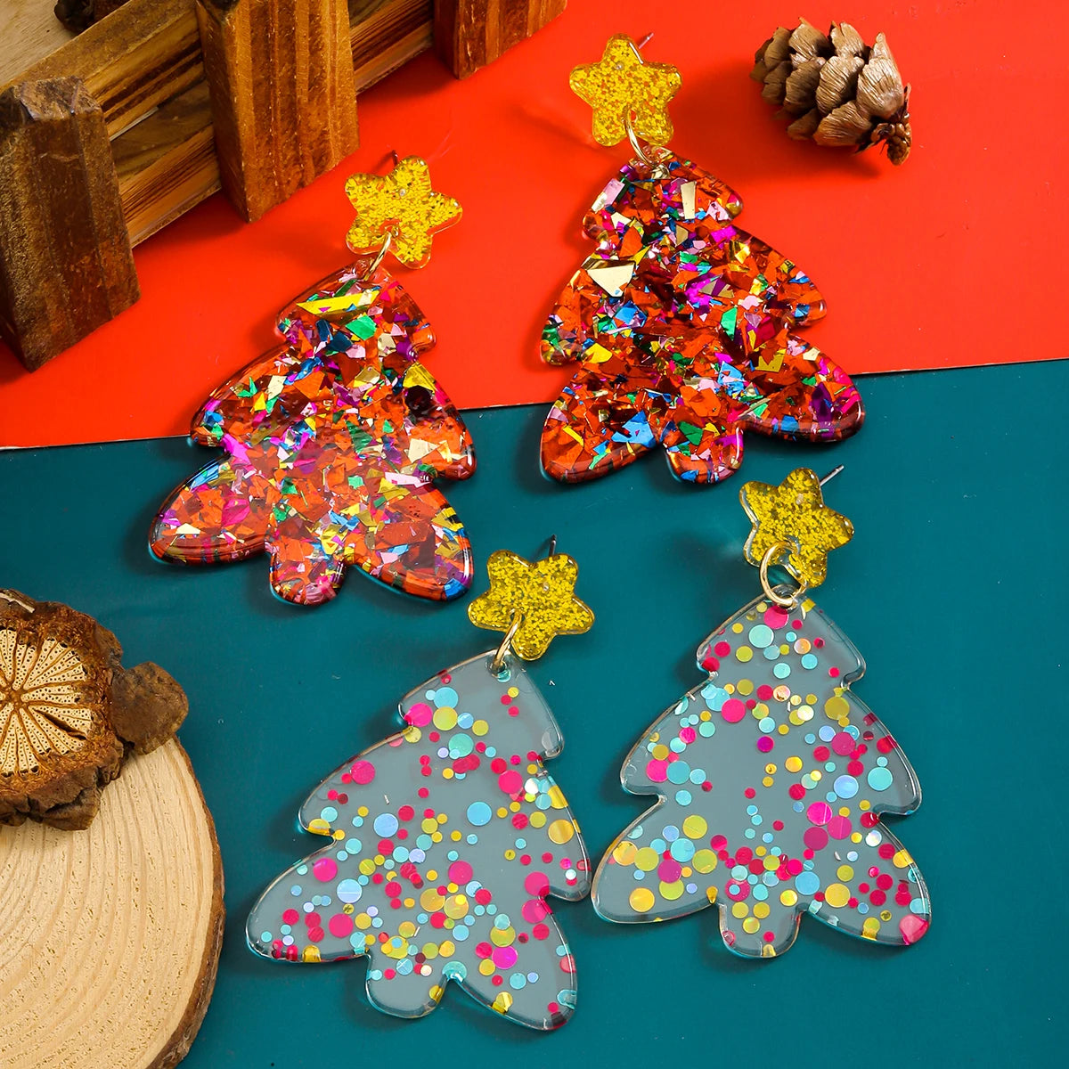 Merry & Bright Dangles - 2 colors - Hello Baabs