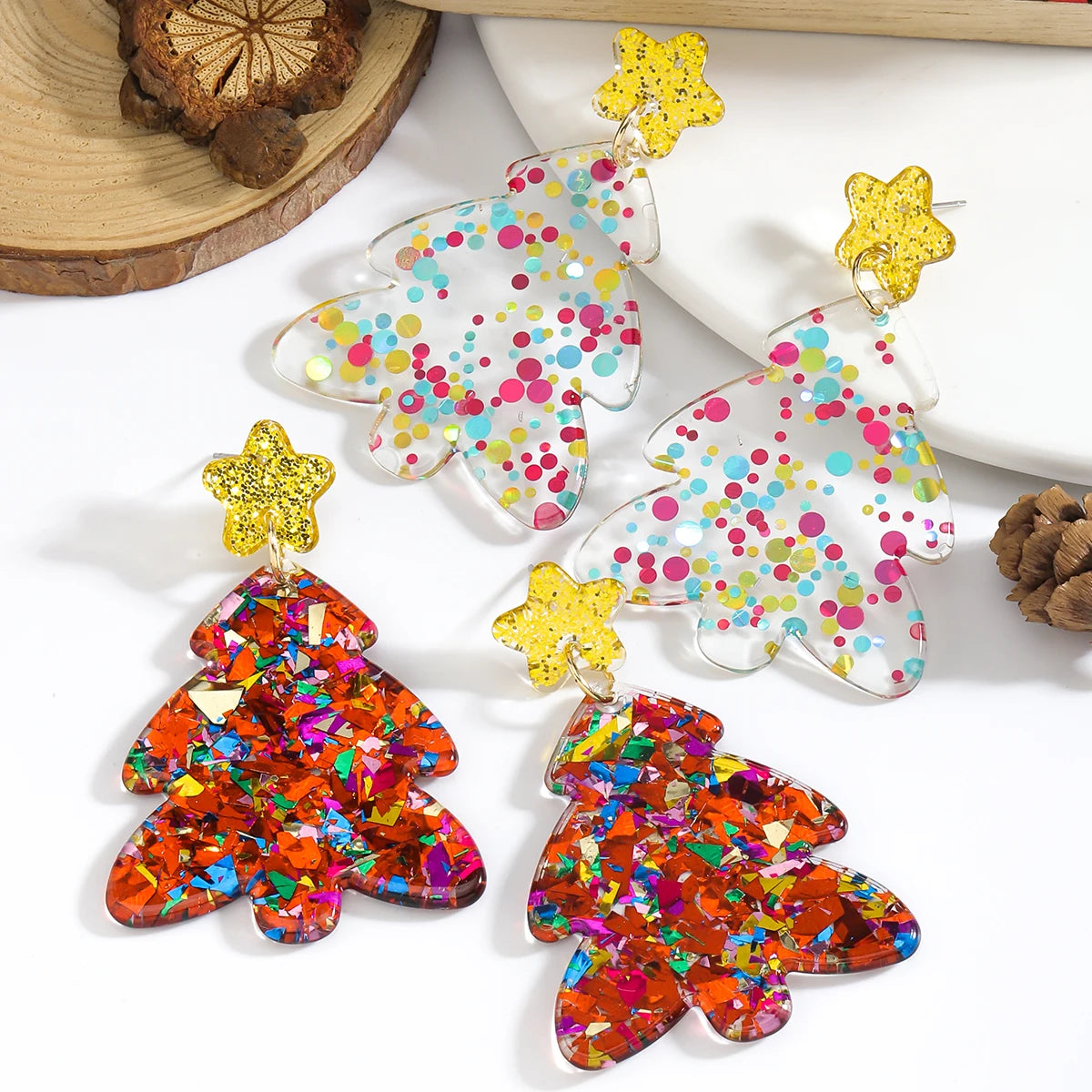 Merry & Bright Dangles - 2 colors - Hello Baabs