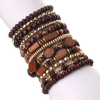 Midnight Timber 12pc Stretch Bracelet Set - Hello Baabs LLC 