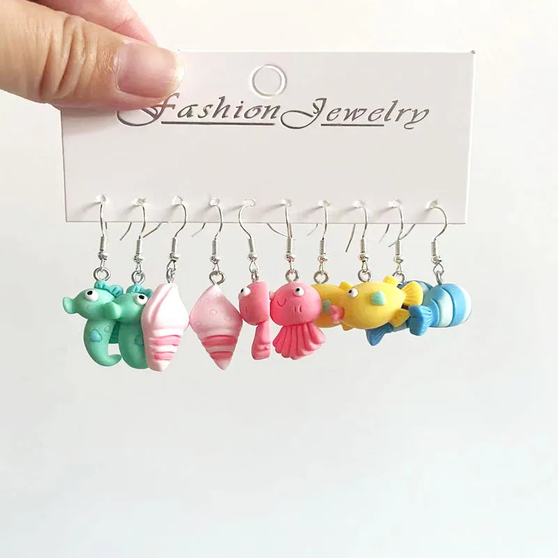 Mini Charm 5 Pair Earring Set - 16 variants - Hello Baabs LLC 