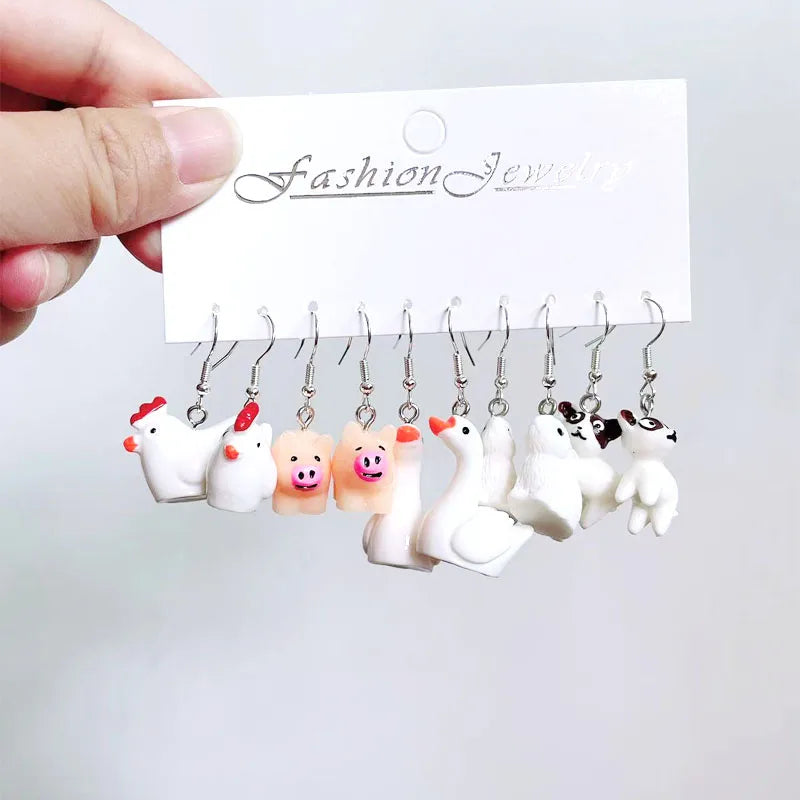 Mini Charm 5 Pair Earring Set - 16 variants - Hello Baabs LLC 