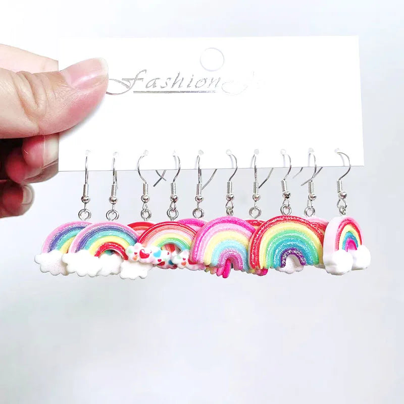 Mini Charm 5 Pair Earring Set - 16 variants - Hello Baabs LLC 