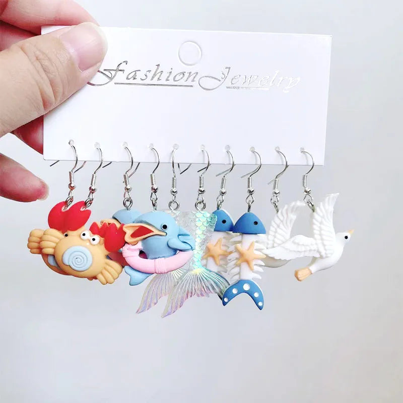 Mini Charm 5 Pair Earring Set - 16 variants - Hello Baabs LLC 