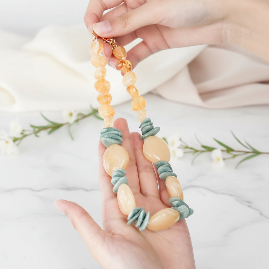 Mist & Sand Necklace - Hello Baabs