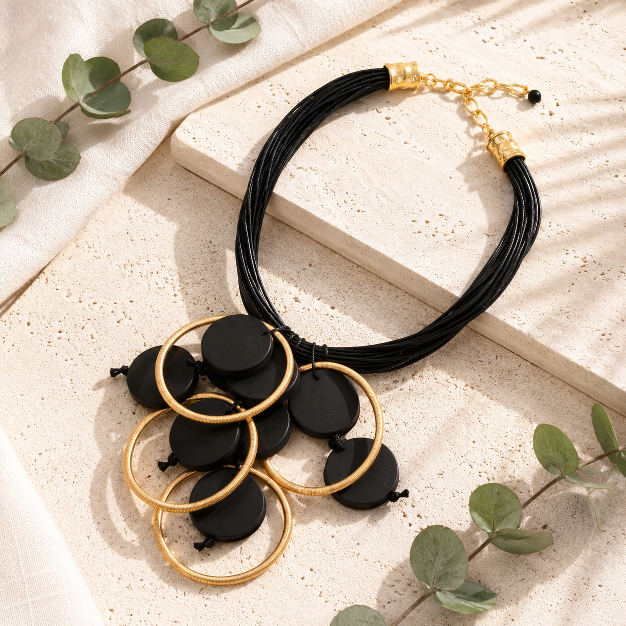 Modwood Fusion Necklace & Earrings Set - Hello Baabs