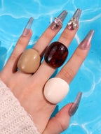 Mood Hue Ring Set (size 9) - 3 pc set - hello baabs 