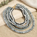 Moonlight Glow Layered Necklace - Hello Baabs LLC 