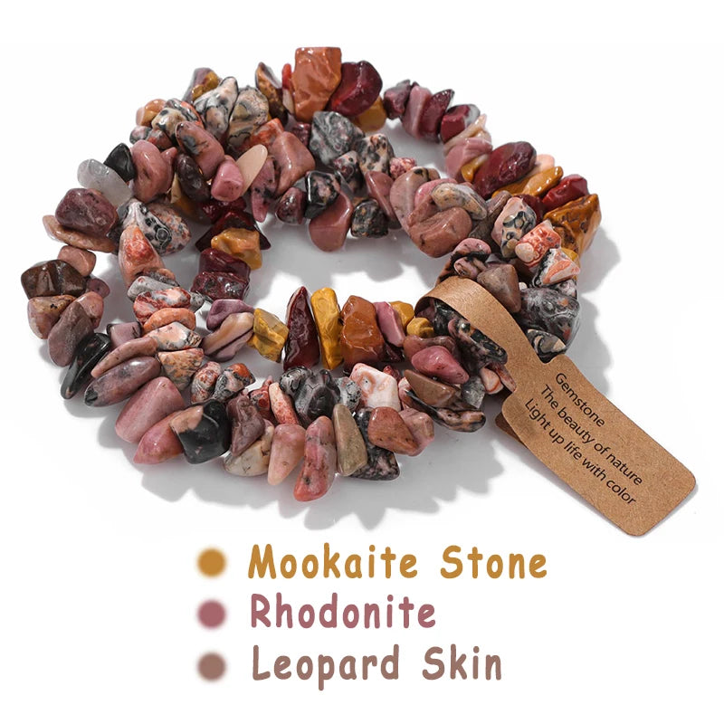 Mystic Chip Crystal 3pc Bracelet Set - 18 colors - Hello Baabs