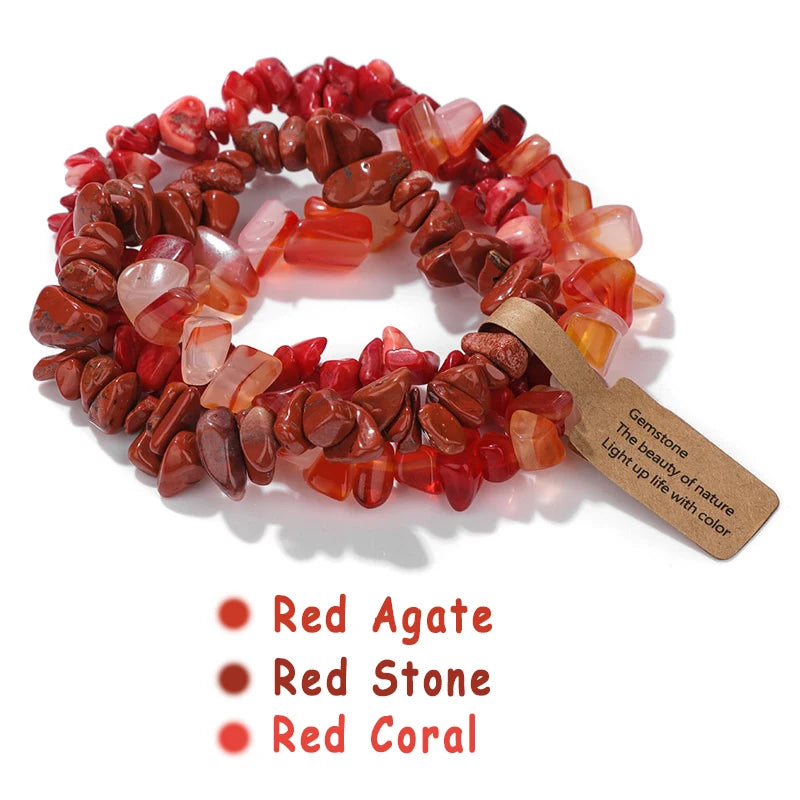 Mystic Chip Crystal 3pc Bracelet Set - 18 colors - Hello Baabs
