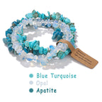 Mystic Chip Crystal 3pc Bracelet Set - 18 colors - Hello Baabs LLC 