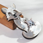 Mystic Fox Brooch - Hello Baabs LLC 