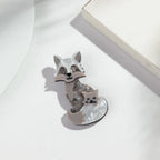 Mystic Fox Brooch - Hello Baabs LLC 