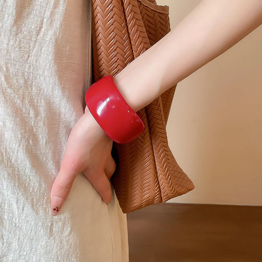 Mystic Motion Chunky Bangle (3.00" diameter) - 5 colors - Hello Baabs LLC 