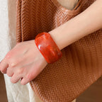 Mystic Motion Chunky Bangle (3.00" diameter) - 5 colors - Hello Baabs LLC 