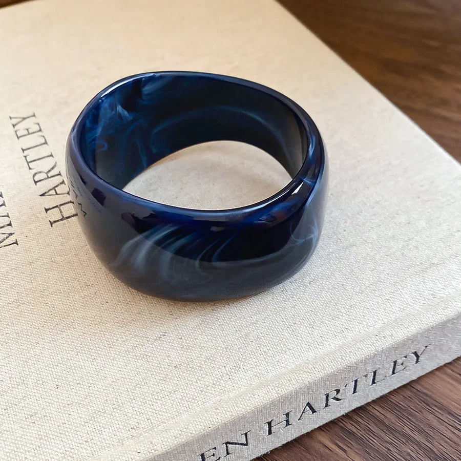 Mystic Motion Chunky Bangle (3.00" diameter) - 5 colors - Hello Baabs LLC 