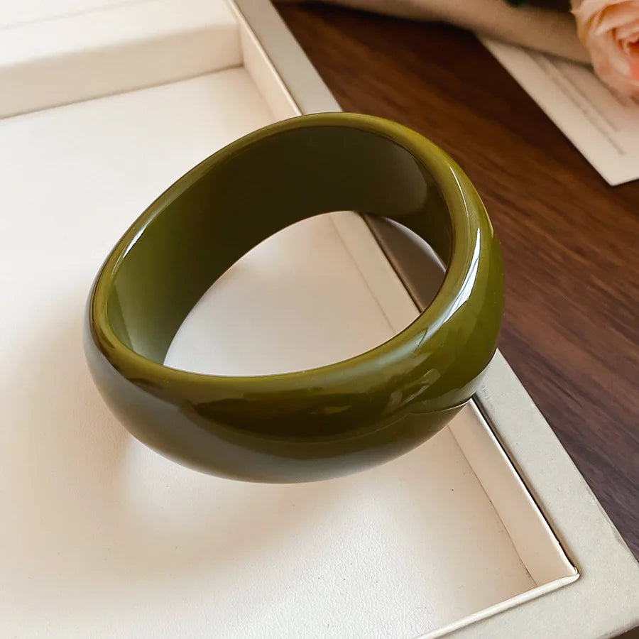 Mystic Motion Chunky Bangle (3.00" diameter) - 5 colors - Hello Baabs LLC 