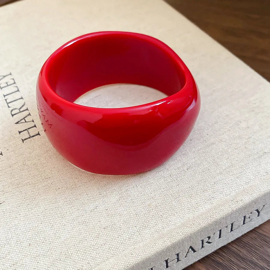 Mystic Motion Chunky Bangle (3.00" diameter) - 5 colors - Hello Baabs LLC 