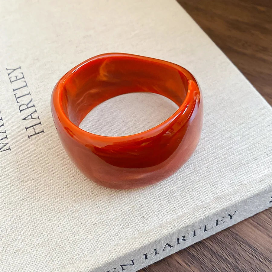 Mystic Motion Chunky Bangle (3.00" diameter) - 5 colors - Hello Baabs LLC 